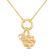 MFY x Anika Yellow Gold Over Sterling Silver with 0.02 Cttw Lab-Grown
Diamond Necklace