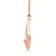 Jewelili 14K Rose Gold Over Sterling Silver Parent and 2 Children Family Pendant