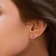 10K Gold 5 MM Round White Cubic Zirconia Stud Earrings