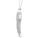 Sterling Silver 1Ctw White Diamond Heart Shape Pendant, 18" Rope Chain
