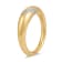 MFY x Anika Yellow Gold over Sterling Silver with 1/20 cttw Lab-Grown
Diamond Ring