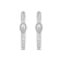 MFY x Anika Sterling Silver with 1/5 cttw Lab-Grown Diamond Hoop Earrings