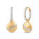 MFY x Anika Yellow Gold over Sterling Silver with 3/8 Cttw Lab-Grown
Diamond Earrings