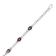 Jewelili Sterling Silver 7X5 MM Oval Shape Simulated Mystic Topaz
Bracelet, 7.5"