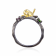 Exotic Nature Inspired Gold Plated Robin Ring