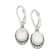 Sterling Silver Beaded Design Gems of the Sea Mother-Of-Pearl Earring