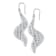 Sterling Silver Woven Swirl Drop Earrings