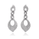 18K White Diamond Earrings