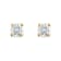 Diamond2Deal Lab Grown Diamond 14k Yellow Gold Stud Earrings 3.0ctw