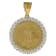 Diamond2Deal 10K Yellow Gold Cubic Zirconia Lady Of Liberty Medallion
Pendant for Men