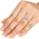 14K Rose Gold .20ctw Round Diamond Halo Engagement Wedding Ring (Color
H-I, Clarity I2)
