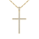 10K Yellow Gold Diamond Cross Pendant Rope Chain Necklace for Women
18inch (1/6Ct/ I2,H-I)