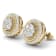 10k Yellow Gold 0.62ctw Diamond Womens Round Stud Earrings ( H-I Color,
I2 Clarity )