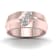 Diamond2Deal 10K Rose Gold .50ctw Diamond Wedding Band (Color H-I,
Clarity I2)