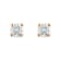 Diamond2Deal Lab Grown Diamond 14k Rose Gold Stud Earrings 4.0ctw