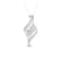 10K White Gold Diamond Cluster Pendant Rope Chain Necklace for Women
18inch (1/2Ct/ I2,H-I)
