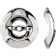 Diamond2Deal 14K White Gold 3.7mm ID Earrings Jackets (L- 12 mm, W- 10 mm)
