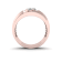 Diamond2Deal 10K Rose Gold .50ctw Diamond Wedding Band (Color H-I,
Clarity I2)