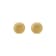 14K Yellow Gold 4 mm Stardust Ball Stud Earrings with Friction Back