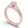 10K Rose Gold .50ctw Diamond Halo Engagement Ring Wedding Band Bridal
(Color H-I, Clarity I2)
