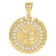 Diamond2Deal 10k Yellow Gold Cubic-Zirconia Medallion Eagle Bird
Wildlife Charm Pendant for Mens