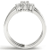 14K White Gold 1.0ctw Diamond Anniversary Bridal Ring Wedding Band Set (
I2-Clarity-H-I-Color )