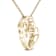 10k Yellow Gold Diamond Double Heart Pendant With 18 Inch Chain (H-I
Color, I2 Clarity)(0.15 ctw)
