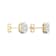 10k Yellow Gold 1/2ctw Diamond Womens Round Stud Earrings ( H-I Color,
I2 Clarity )