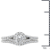 10K White Gold .75ctw Diamond Ladies Round Halo Engagement Ring (
I2-Clarity-H-I-Color )