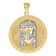 Diamond2Deal 10K Two-Tone Gold Jesus Christ Pray For Us Medallion
Pendant for Women
