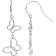 Sterling Silver Butterfly Dangle Earrings for Women