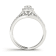 10K White Gold .75ctw Diamond Ladies Round Halo Engagement Ring (
I2-Clarity-H-I-Color )