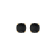 14K Yellow Gold Black Onyx 6x6 mm Cushion Earrings for Women