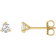 14K Yellow Gold 1/3ctw Lab-Grown Diamond Stud Earrings