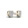10k Yellow Gold 1/3ctw Round Diamond Womens Heart Stud Earrings ( H-I
Color, I2 Clarity )