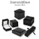 Sterling Silver Pyramid Cut Stud Earrings for Women