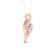 10K Rose Gold Diamond Cluster Pendant Rope Chain Necklace for Women
18inch (1/2Ct/ I2,H-I)
