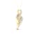 10K Yellow Gold Diamond Cluster Pendant Rope Chain Necklace for Women
18inch (1/2Ct/ I2,H-I)