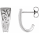 Sterling Silver Vintage-Inspired Hoop Earrings for Women