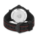 Fashion watch with Black silicone strap