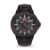 Fashion watch with Black silicone strap