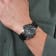 Timberland Carrigan Collection Men's Watch with Black Leather Strap