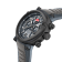 Fashion watch with Black silicone strap