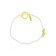 Keshi Pearl Beaded Bracelet (Gold Vermeil)