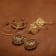 Foil Hoops (Gold Vermeil)
