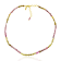 Pink Tourmaline Shaded Beaded Necklace