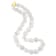 Baroque Pearl Disc Necklace (Gold Vermeil)