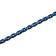 Stainless Steel Black and Blue Ion Plated Fashion Bracelet