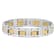 3/4CTW Diamond Two-Tone Stainless Steel Link Bracelet