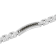 Stainless Steel Zigzag Carbon Fiber ID Link Bracelet